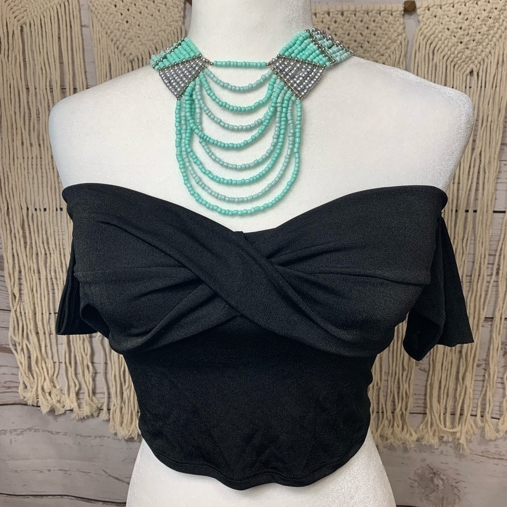 Nwt Fashion Nova Lovely Memories Off Shoulder Top - Picture 5 of 6
